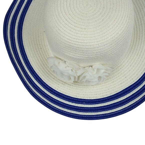 NWT Gymboree Girls Summer Flower Sun Beach Hat 4T 5T - Picture 2 of 4